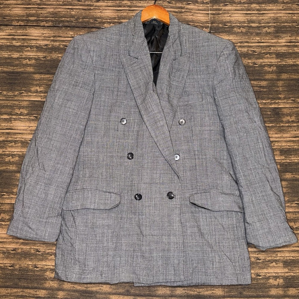 Vintage Bellagio Men's Blazer Jacket 100% Wool